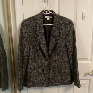 Coldwater Creek Black and Gray Blazer
